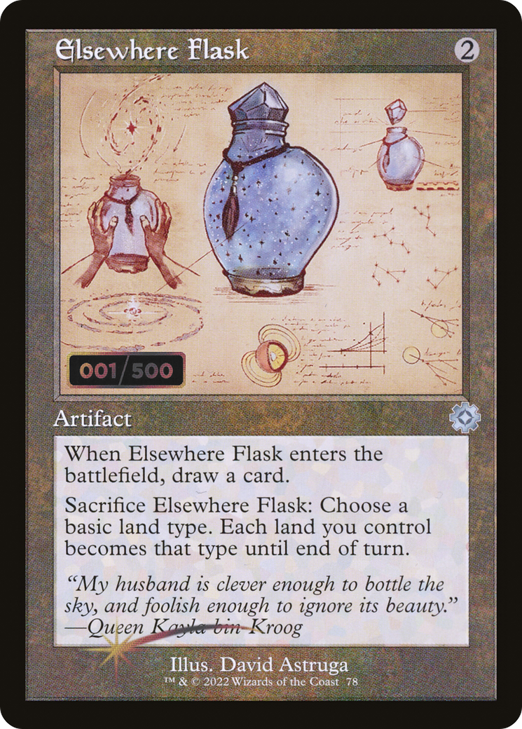 Elsewhere Flask (BRR-78Z) - The Brothers' War Retro Artifacts Foil - Premium MTG Single from Wizards of the Coast - Just $74.55! Shop now at Game Crave Tournament Store