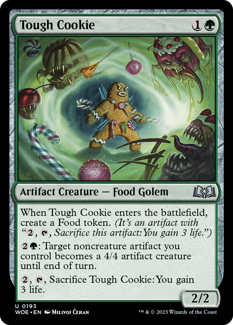 Tough Cookie (WOE-193) - Wilds of Eldraine - Premium MTG Single from Wizards of the Coast - Just $0.21! Shop now at Game Crave Tournament Store