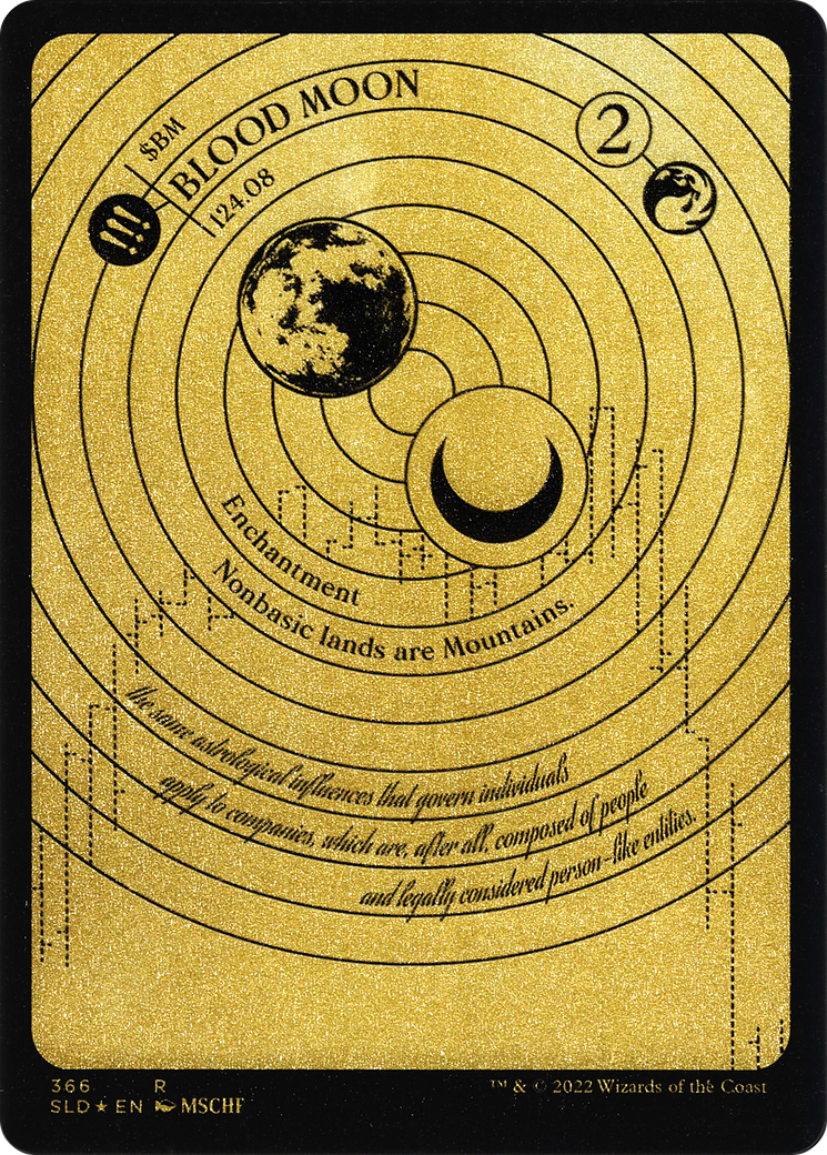 Blood Moon (SLD-366) - Secret Lair Drop Etched Foil - Premium MTG Single from Wizards of the Coast - Just $14.74! Shop now at Game Crave Tournament Store