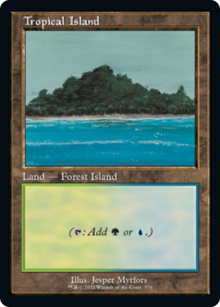 Tropical Island (30A-576) - 30th Anniversary Edition - Premium MTG Single from Wizards of the Coast - Just $213! Shop now at Game Crave Tournament Store