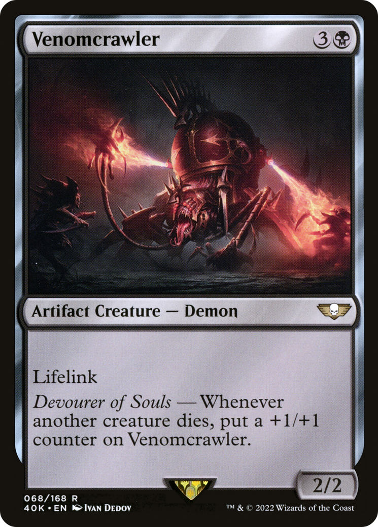Venomcrawler (40K-068) - Warhammer 40,000 Commander - Premium MTG Single from Wizards of the Coast - Just $0.42! Shop now at Game Crave Tournament Store