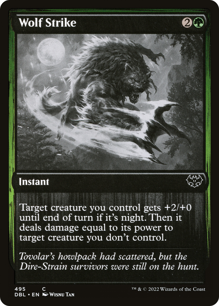 Wolf Strike (DBL-495) - Innistrad: Double Feature - Premium MTG Single from Wizards of the Coast - Just $0.08! Shop now at Game Crave Tournament Store