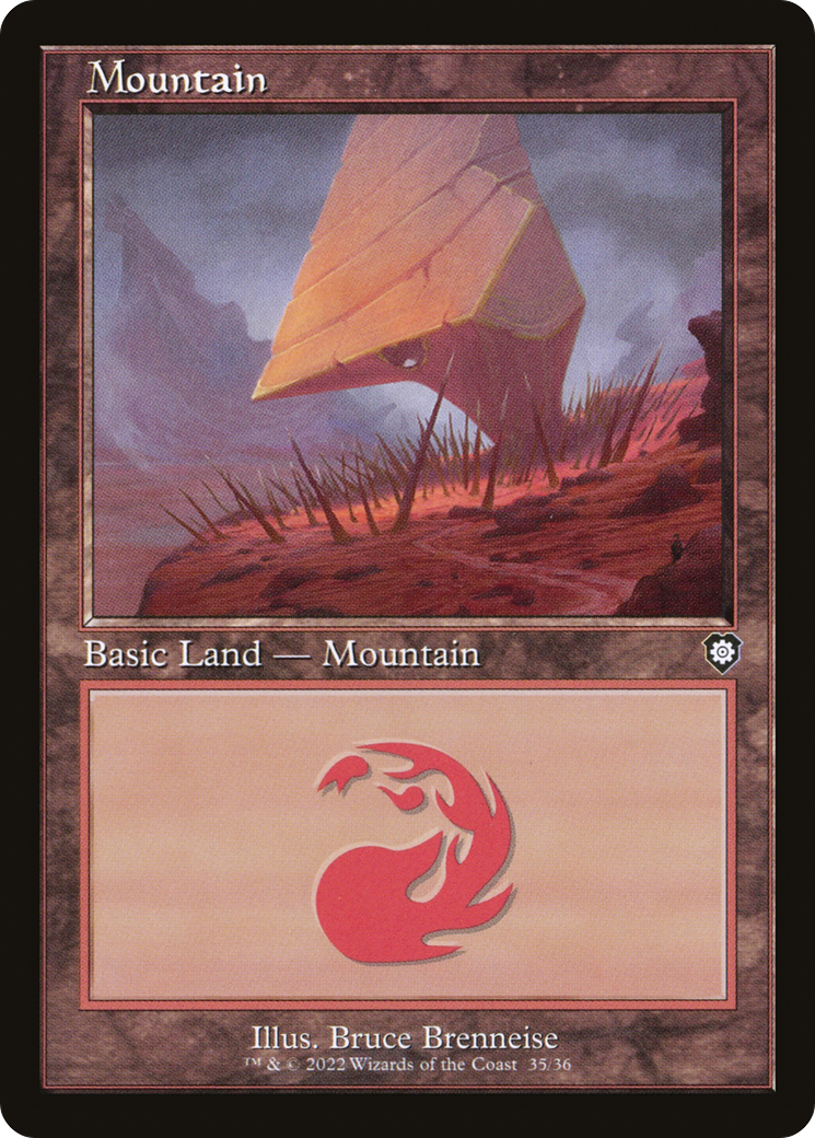 Mountain (BRC-035) - The Brothers' War Commander - Premium MTG Single from Wizards of the Coast - Just $0.08! Shop now at Game Crave Tournament Store