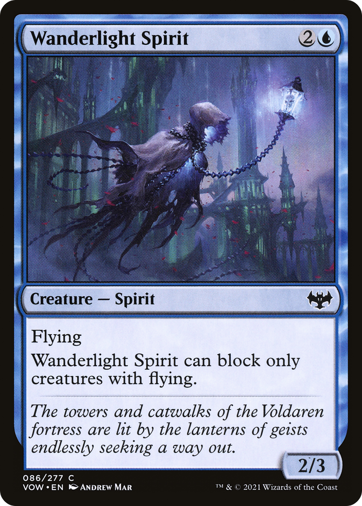 Wanderlight Spirit (VOW-086) - Innistrad: Crimson Vow - Premium MTG Single from Wizards of the Coast - Just $0.25! Shop now at Game Crave Tournament Store