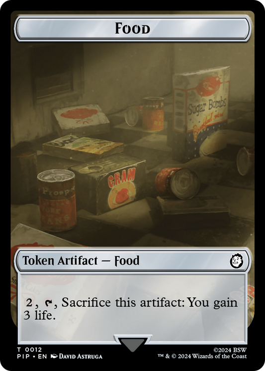 Food (TPIP-012) - Fallout Tokens - Premium MTG Single from Wizards of the Coast - Just $0! Shop now at Game Crave Tournament Store