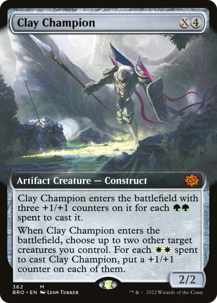 Clay Champion (BRO-362) - The Brothers' War: (Extended Art) - Premium MTG Single from Wizards of the Coast - Just $0.08! Shop now at Game Crave Tournament Store