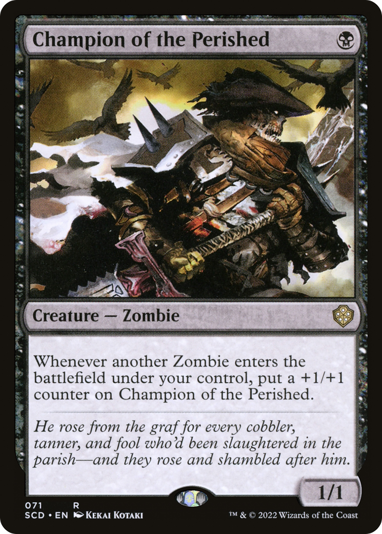 Champion of the Perished (SCD-071) - Starter Commander Decks - Premium MTG Single from Wizards of the Coast - Just $0.86! Shop now at Game Crave Tournament Store