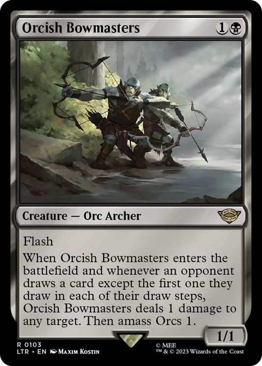 Orcish Bowmasters (LTR-103) - The Lord of the Rings: Tales of Middle-earth - Premium MTG Single from Wizards of the Coast - Just $8.75! Shop now at Game Crave Tournament Store
