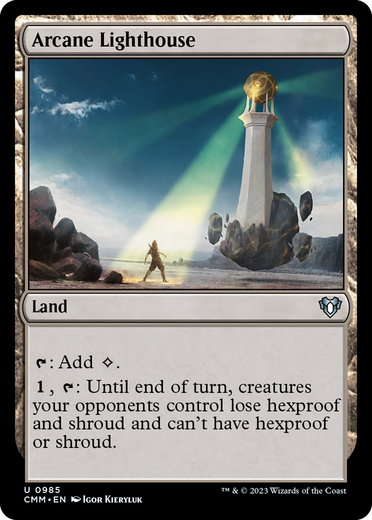 Arcane Lighthouse (CMM-985) - Commander Masters - Premium MTG Single from Wizards of the Coast - Just $1.63! Shop now at Game Crave Tournament Store