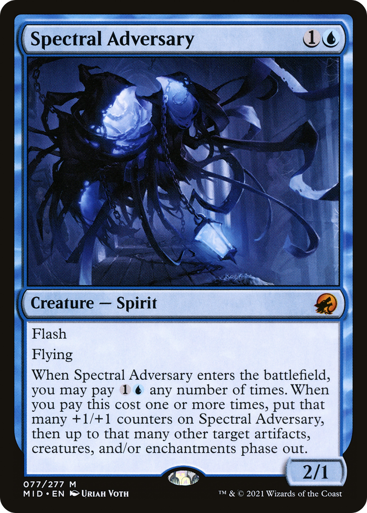 Spectral Adversary (MID-077) - Innistrad: Midnight Hunt - Premium MTG Single from Wizards of the Coast - Just $0.11! Shop now at Game Crave Tournament Store