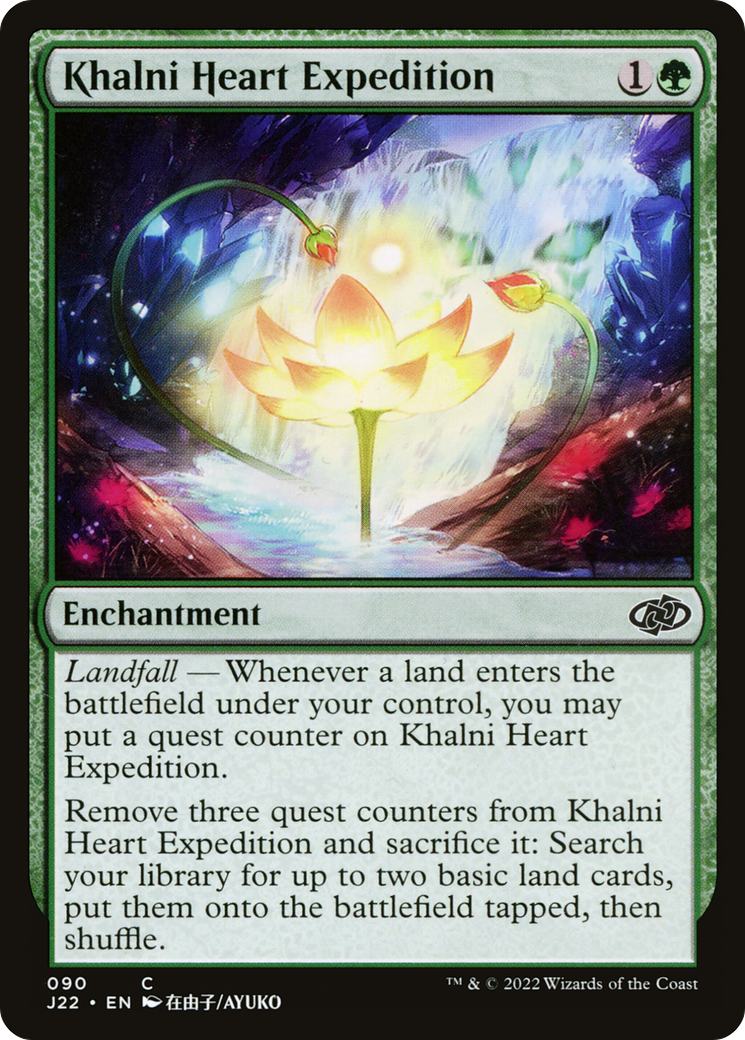 Khalni Heart Expedition (J22-090) - Jumpstart 2022 - Premium MTG Single from Wizards of the Coast - Just $0.08! Shop now at Game Crave Tournament Store