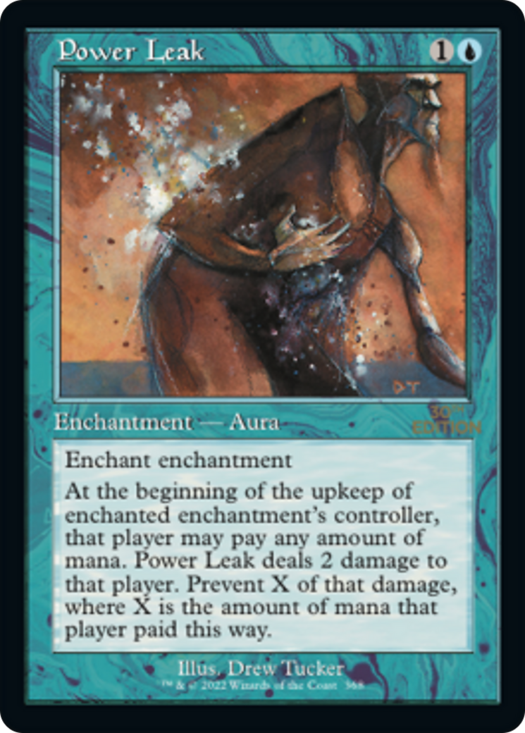 Power Leak (30A-368) - 30th Anniversary Edition - Premium MTG Single from Wizards of the Coast - Just $1.84! Shop now at Game Crave Tournament Store