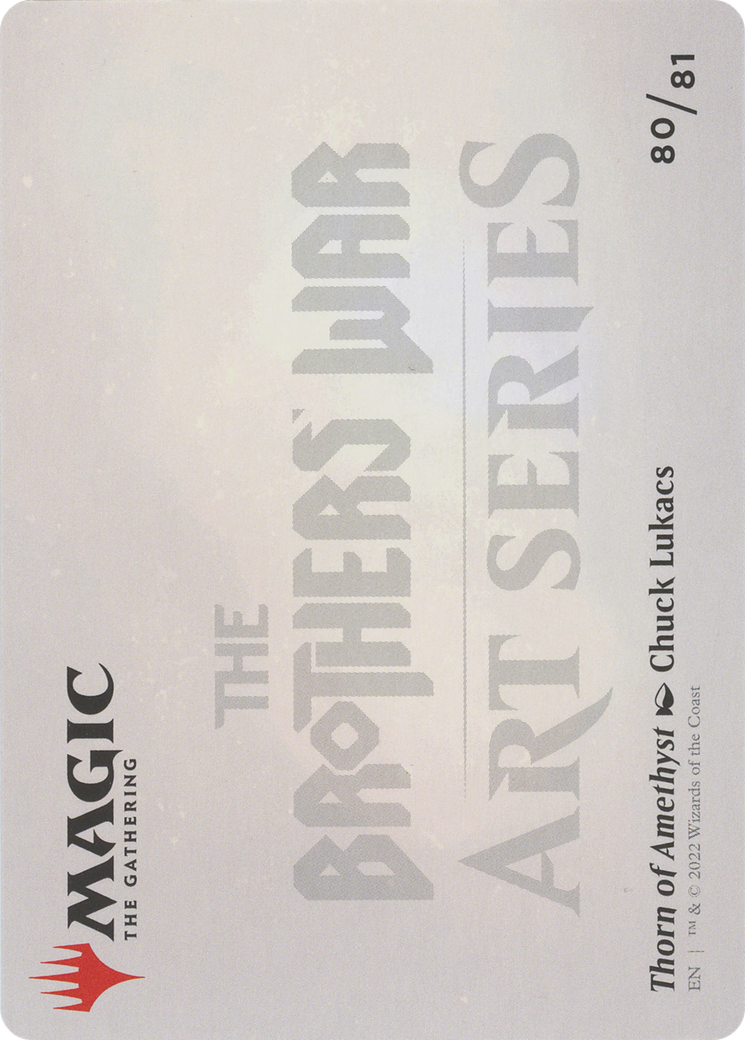 Thorn of Amethyst // Thorn of Amethyst (ABRO-080) - The Brothers' War Art Series (Borderless) - Premium MTG Single from Wizards of the Coast - Just $0! Shop now at Game Crave Tournament Store