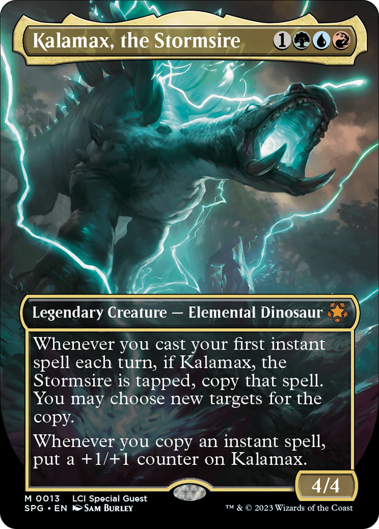 Kalamax, the Stormsire (SPG-013) - Special Guests (Borderless) Foil - Premium MTG Single from Wizards of the Coast - Just $1.10! Shop now at Game Crave Tournament Store