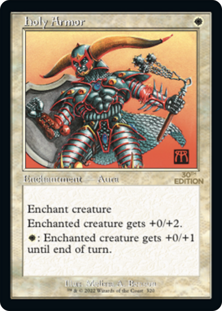 Holy Armor (30A-320) - 30th Anniversary Edition - Premium MTG Single from Wizards of the Coast - Just $0! Shop now at Game Crave Tournament Store