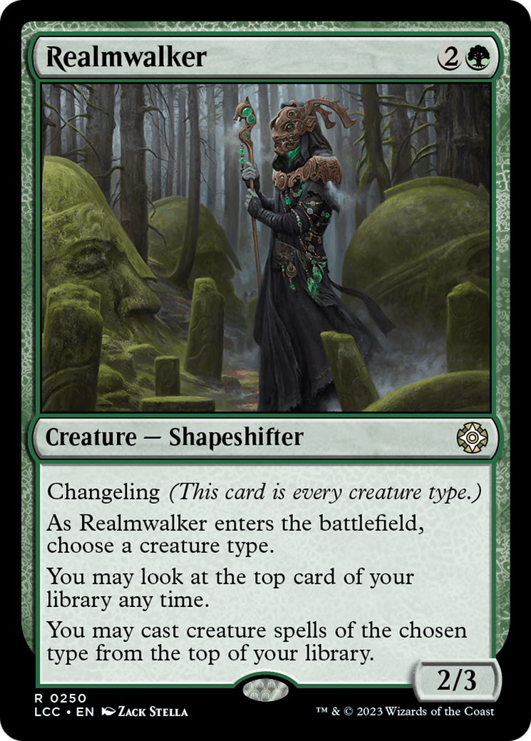Realmwalker (LCC-250) - The Lost Caverns of Ixalan Commander - Premium MTG Single from Wizards of the Coast - Just $0.51! Shop now at Game Crave Tournament Store