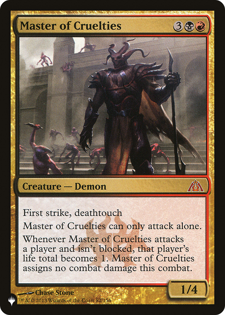 Master of Cruelties (PLIST-442) - The List - Premium MTG Single from Wizards of the Coast - Just $1.13! Shop now at Game Crave Tournament Store