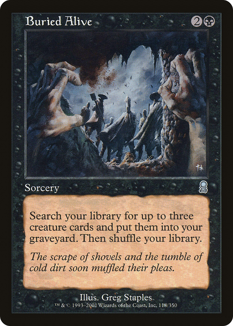 Buried Alive (ODY-118) - Odyssey Foil - Premium MTG Single from Wizards of the Coast - Just $24! Shop now at Game Crave Tournament Store