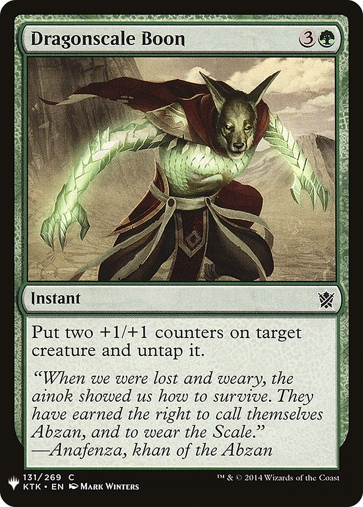 Dragonscale Boon (MB1-1185) - Mystery Booster - Premium MTG Single from Wizards of the Coast - Just $0.08! Shop now at Game Crave Tournament Store