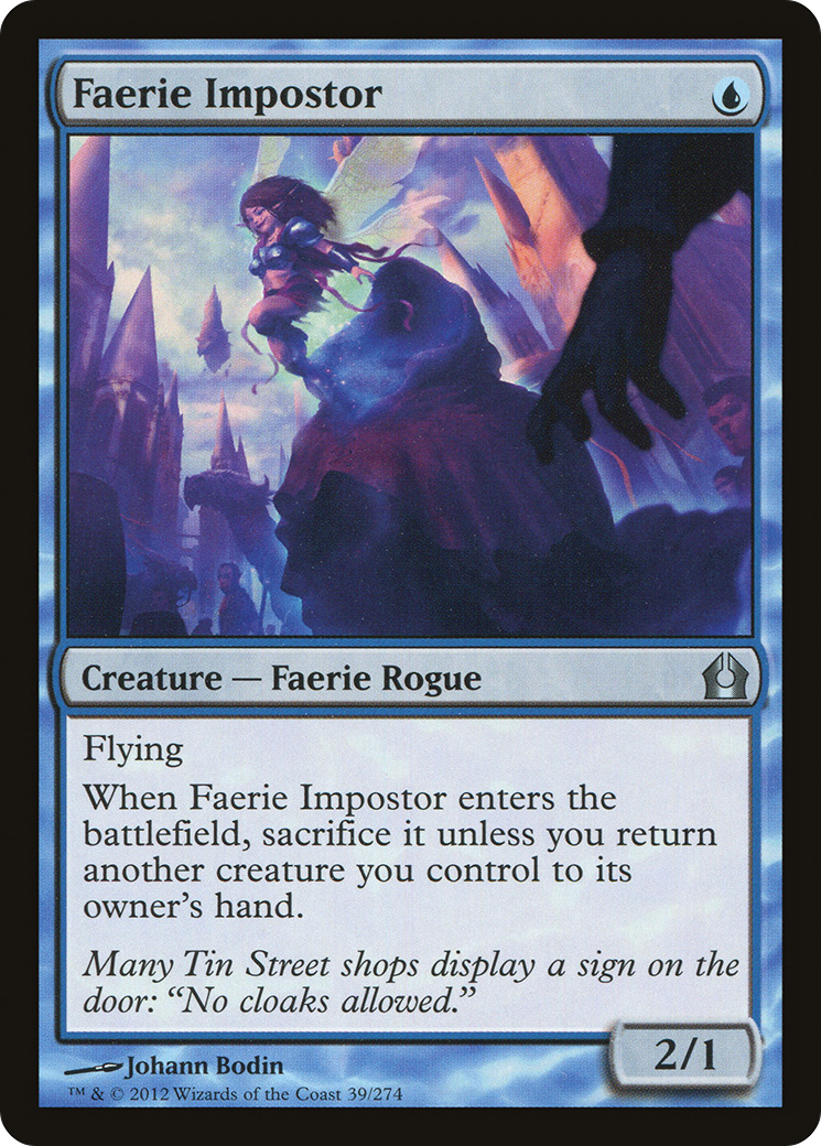 Faerie Impostor (RTR-039) - Return to Ravnica Foil - Premium MTG Single from Wizards of the Coast - Just $0.32! Shop now at Game Crave Tournament Store