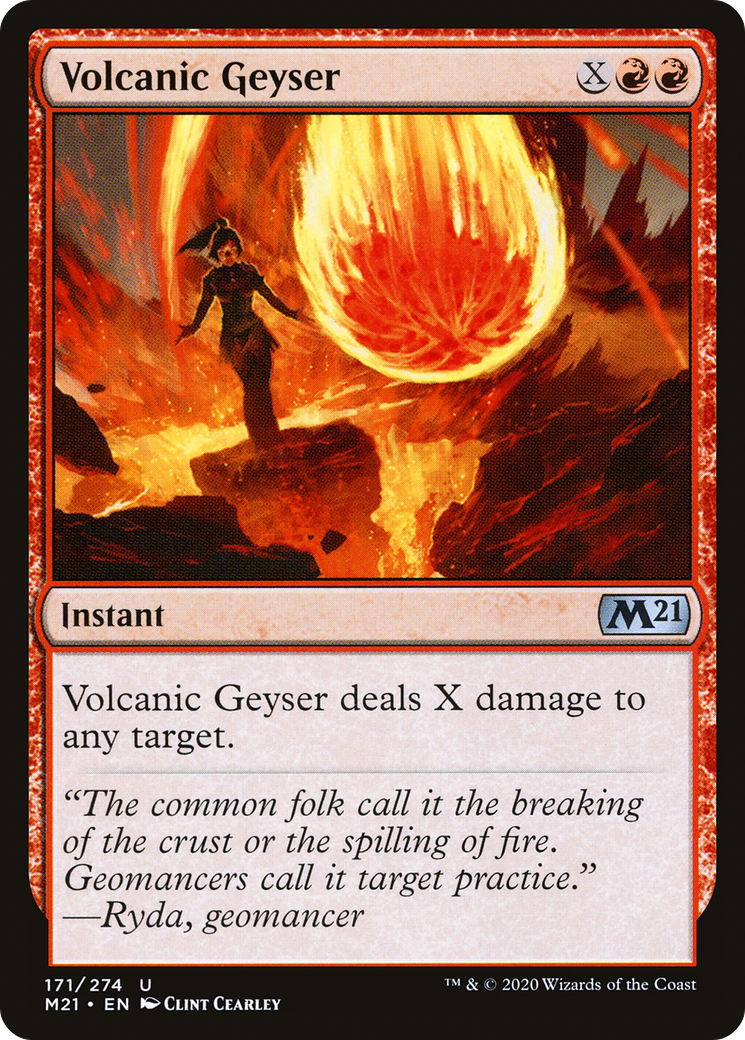 Volcanic Geyser (M21-171) - Core Set 2021 - Premium MTG Single from Wizards of the Coast - Just $0.08! Shop now at Game Crave Tournament Store