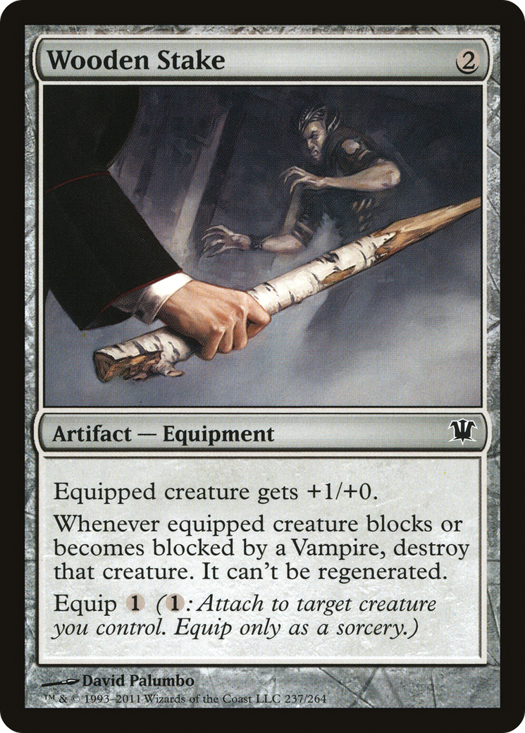 Wooden Stake (ISD-237) - Innistrad Foil - Premium MTG Single from Wizards of the Coast - Just $0.08! Shop now at Game Crave Tournament Store