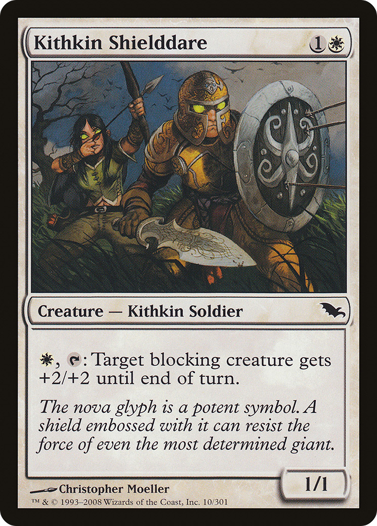 Kithkin Shielddare (SHM-010) - Shadowmoor Foil - Premium MTG Single from Wizards of the Coast - Just $0.11! Shop now at Game Crave Tournament Store