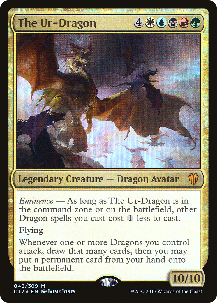 The Ur-Dragon (C17-048) - Commander 2017 Foil - Premium MTG Single from Wizards of the Coast - Just $11.81! Shop now at Game Crave Tournament Store