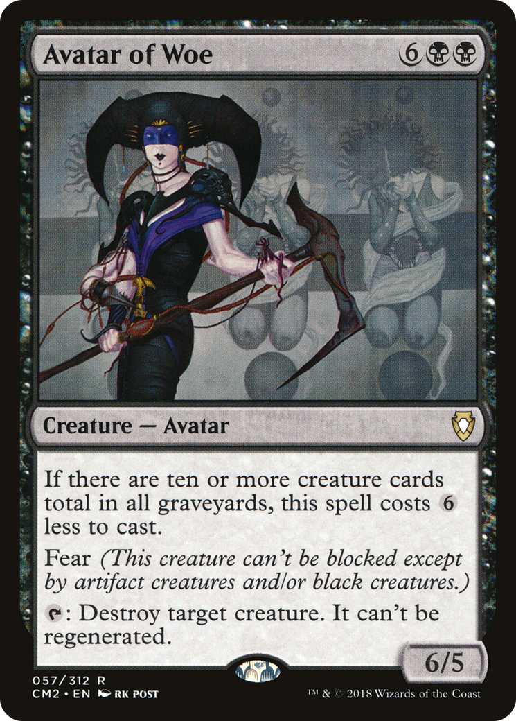 Avatar of Woe (CM2-057) - Commander Anthology Volume II - Premium MTG Single from Wizards of the Coast - Just $2.30! Shop now at Game Crave Tournament Store