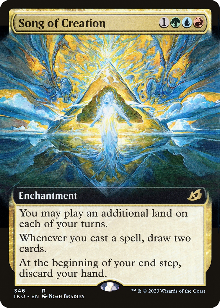 Song of Creation (IKO-346) - Ikoria: Lair of Behemoths: (Extended Art) - Premium MTG Single from Wizards of the Coast - Just $2.97! Shop now at Game Crave Tournament Store