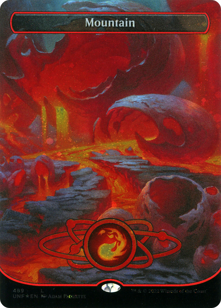 Mountain (UNF-489) - Unfinity Foil - Premium MTG Single from Wizards of the Coast - Just $1! Shop now at Game Crave Tournament Store