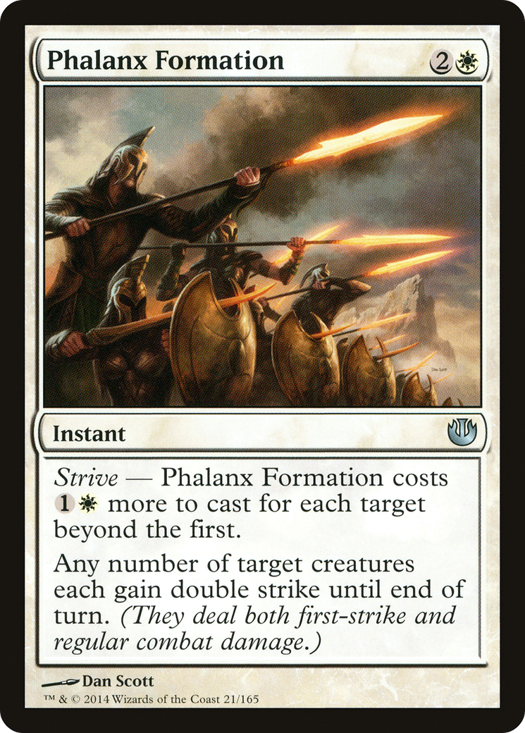 Phalanx Formation (JOU-021) - Journey into Nyx - Premium MTG Single from Wizards of the Coast - Just $0.08! Shop now at Game Crave Tournament Store