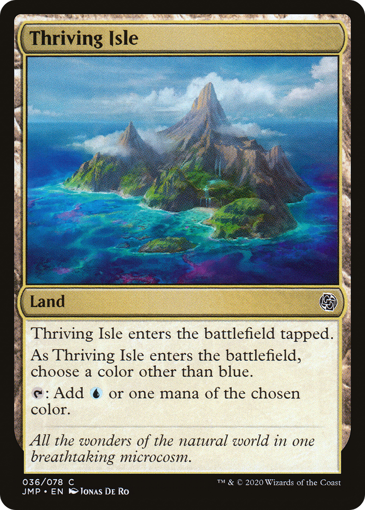 Thriving Isle (JMP-036) - Jumpstart - Premium MTG Single from Wizards of the Coast - Just $0.08! Shop now at Game Crave Tournament Store