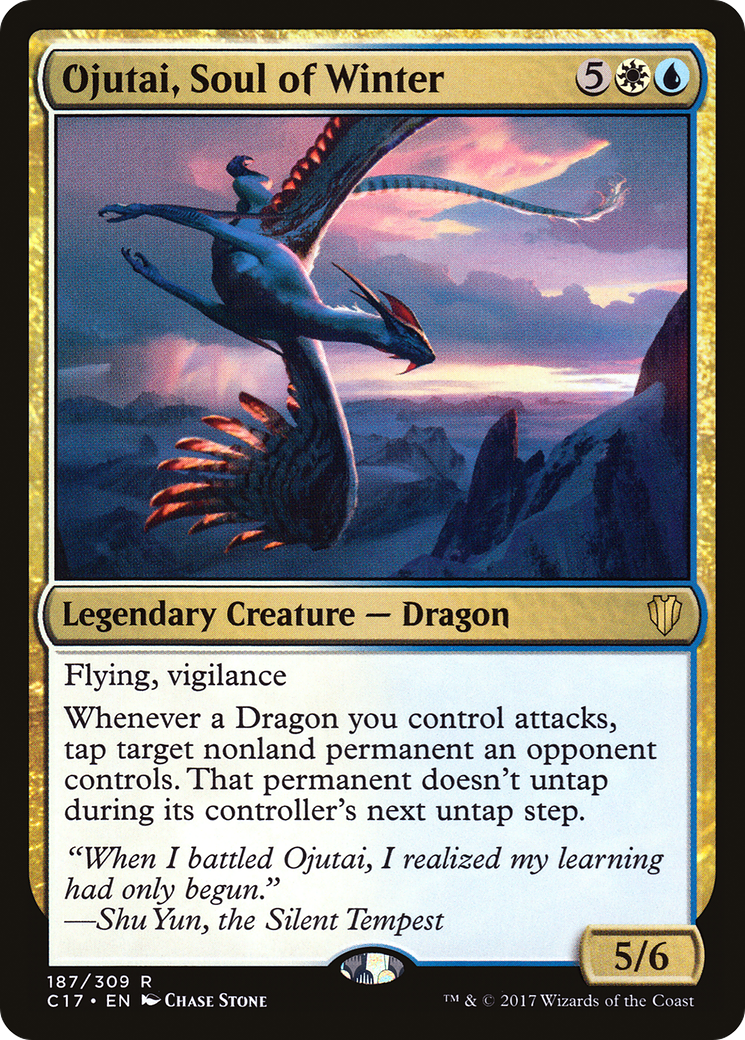 Ojutai, Soul of Winter (C17-187) - Commander 2017 - Premium MTG Single from Wizards of the Coast - Just $0.15! Shop now at Game Crave Tournament Store