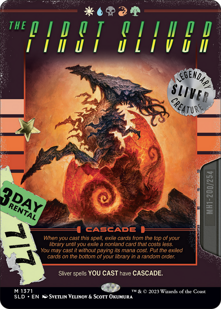 The First Sliver (SLD-1371) - Secret Lair Drop: (Full Art) Foil - Premium MTG Single from Wizards of the Coast - Just $10.88! Shop now at Game Crave Tournament Store