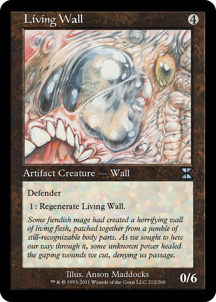 Living Wall (ME4-212) - Masters Edition IV Foil - Premium MTG Single from Wizards of the Coast - Just $0! Shop now at Game Crave Tournament Store