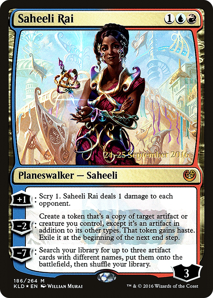Saheeli Rai (PKLD-186S) - Kaladesh Promos Foil - Premium MTG Single from Wizards of the Coast - Just $4.68! Shop now at Game Crave Tournament Store