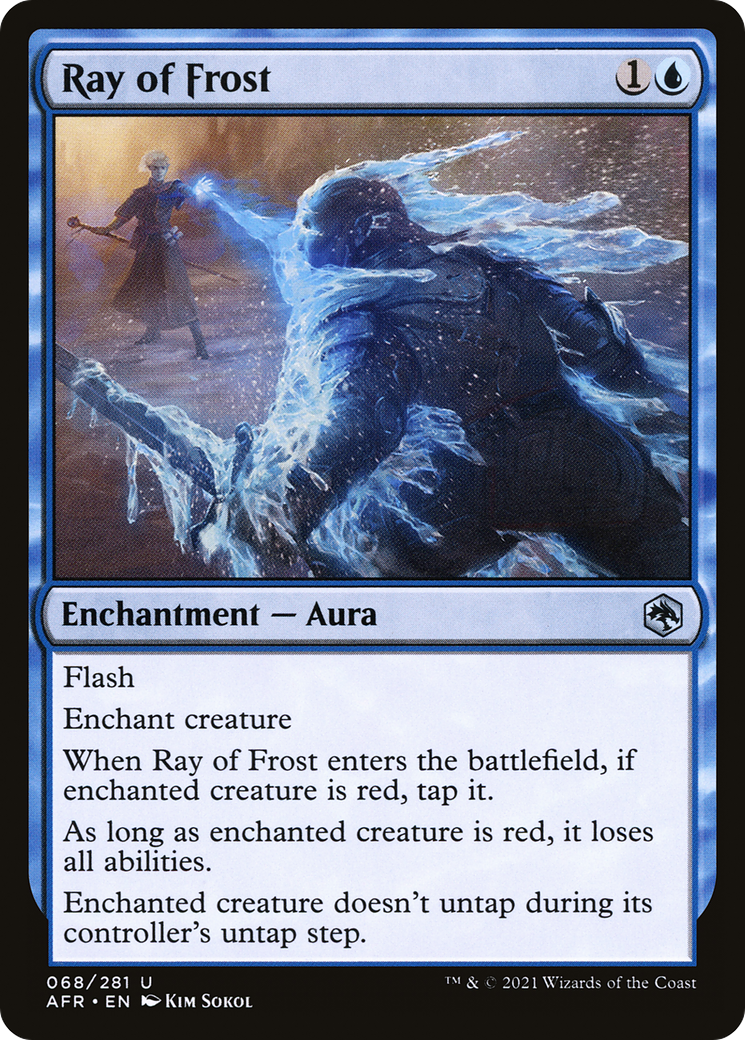 Ray of Frost (AFR-068) - Adventures in the Forgotten Realms Foil - Premium MTG Single from Wizards of the Coast - Just $0.02! Shop now at Game Crave Tournament Store
