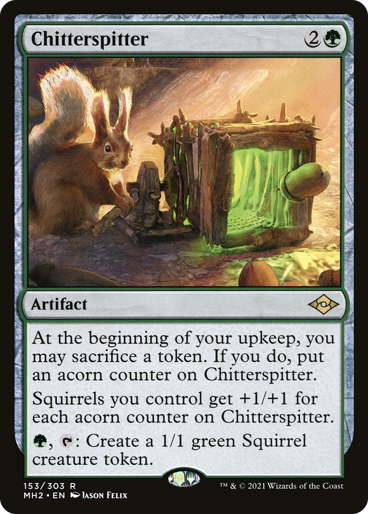Chitterspitter (MH2-153) - Modern Horizons 2 Foil - Premium MTG Single from Wizards of the Coast - Just $0.52! Shop now at Game Crave Tournament Store