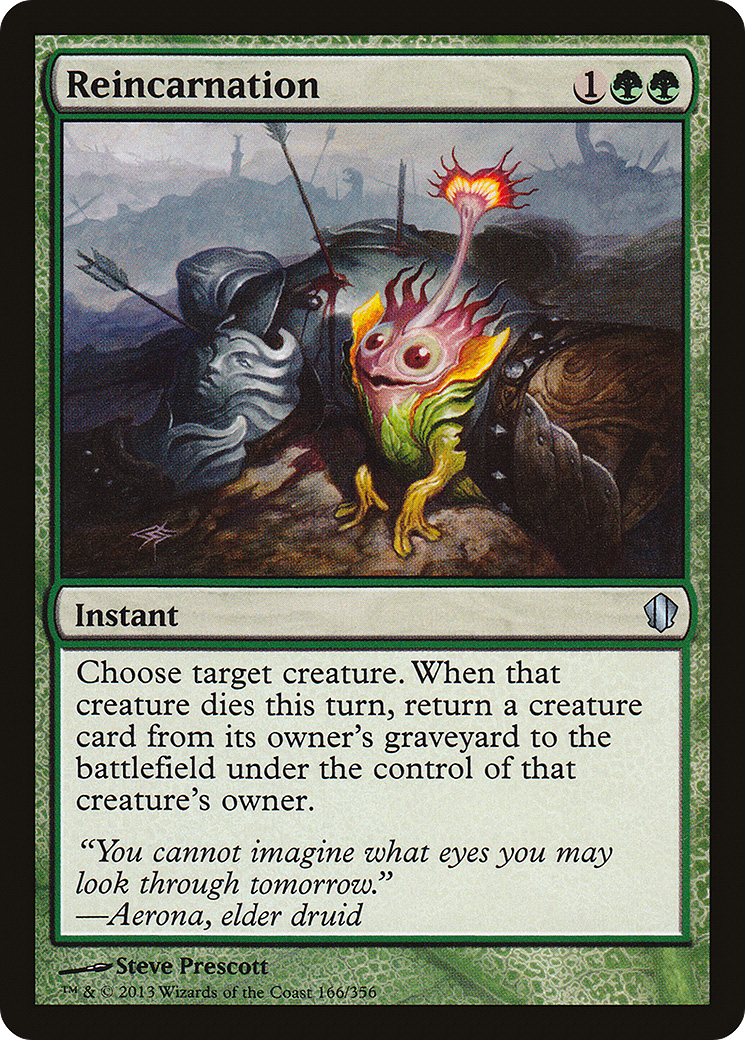 Reincarnation (C13-166) - Commander 2013 - Premium MTG Single from Wizards of the Coast - Just $0.75! Shop now at Game Crave Tournament Store