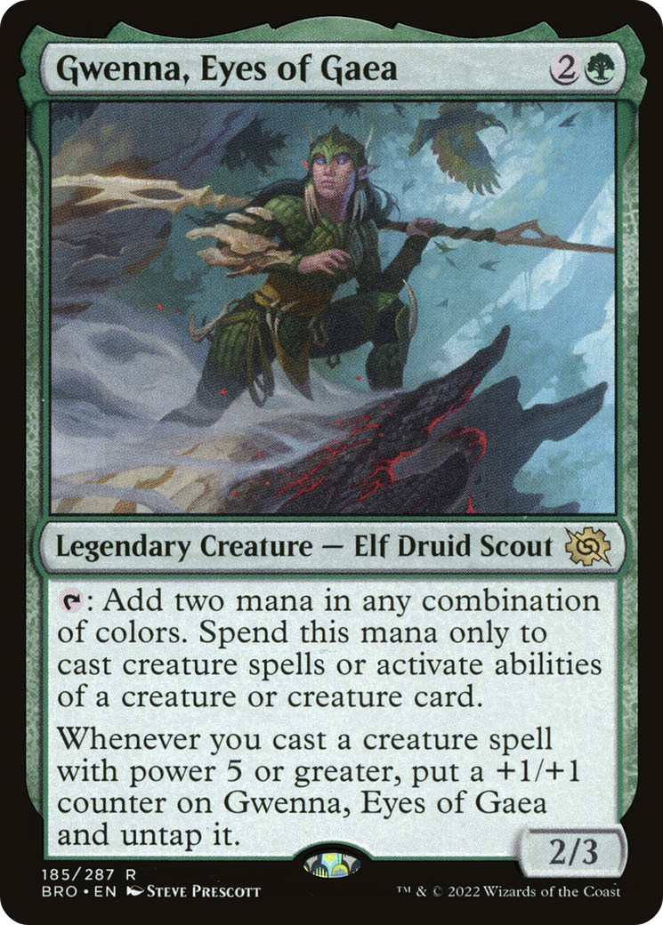 Gwenna, Eyes of Gaea (BRO-185) - The Brothers' War - Premium MTG Single from Wizards of the Coast - Just $0.72! Shop now at Game Crave Tournament Store