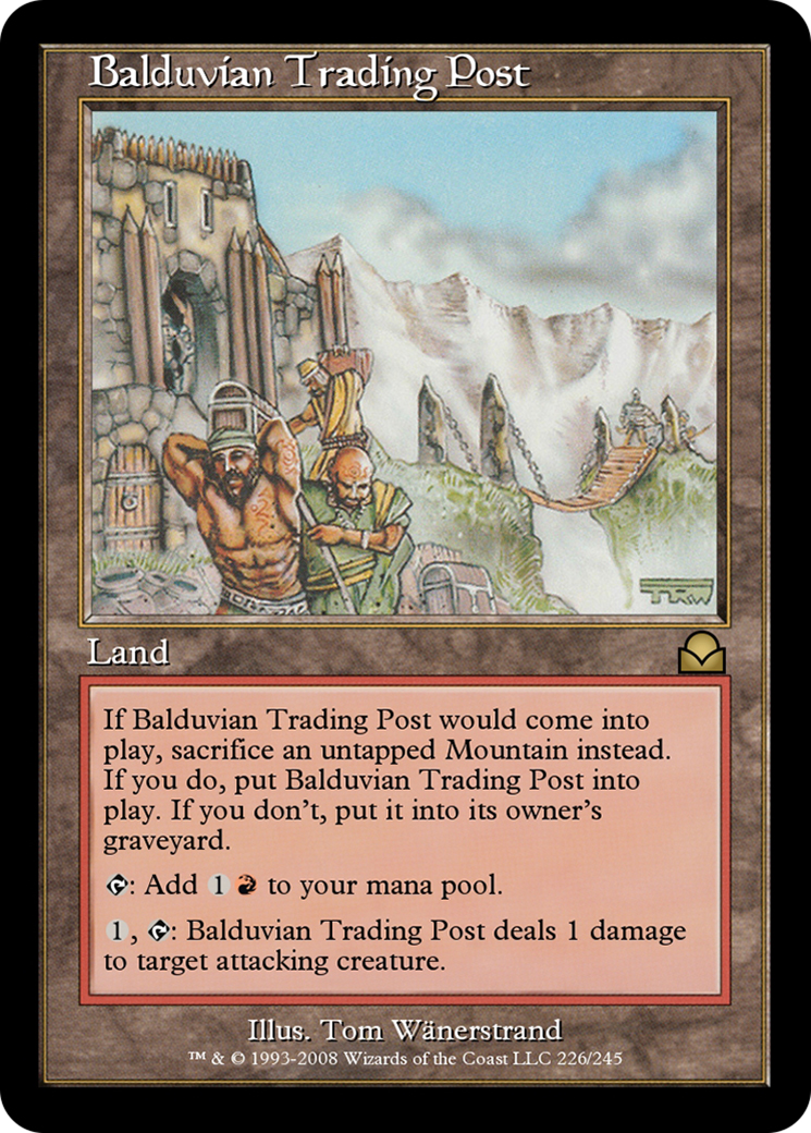 Balduvian Trading Post (ME2-226) - Masters Edition II Foil - Premium MTG Single from Wizards of the Coast - Just $0! Shop now at Game Crave Tournament Store