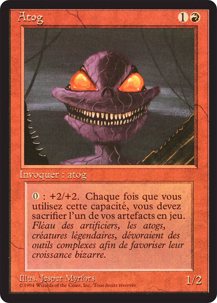 Atog (FBB-139) - Foreign Black Border - Premium MTG Single from Wizards of the Coast - Just $3.38! Shop now at Game Crave Tournament Store