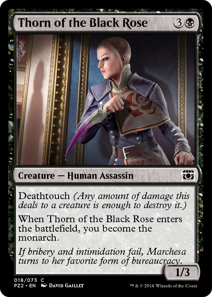 Thorn of the Black Rose (PZ2-018) - Treasure Chest Foil - Premium MTG Single from Wizards of the Coast - Just $0! Shop now at Game Crave Tournament Store