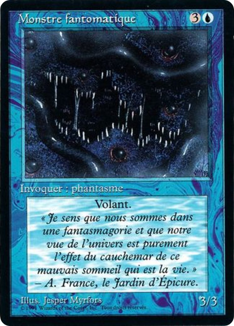 Phantom Monster (FBB-071) - Foreign Black Border - Premium MTG Single from Wizards of the Coast - Just $3.50! Shop now at Game Crave Tournament Store