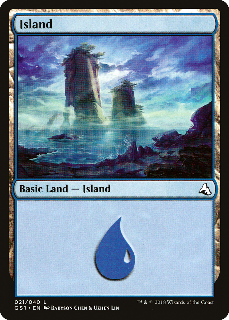 Island (GS1-021) - Global Series Jiang Yanggu & Mu Yanling - Premium MTG Single from Wizards of the Coast - Just $0.45! Shop now at Game Crave Tournament Store