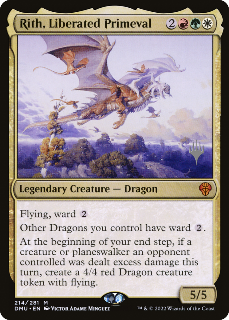 Rith, Liberated Primeval (PDMU-214P) - Dominaria United Promos Foil - Premium MTG Single from Wizards of the Coast - Just $2.25! Shop now at Game Crave Tournament Store