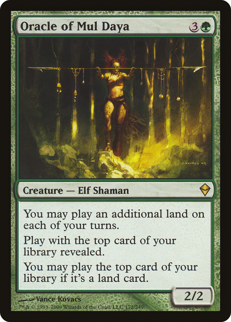 Oracle of Mul Daya (ZEN-172) - Zendikar - Premium MTG Single from Wizards of the Coast - Just $1.58! Shop now at Game Crave Tournament Store