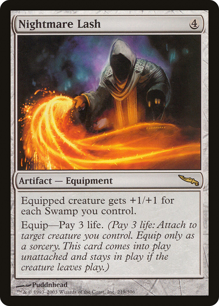 Nightmare Lash (MRD-219) - Mirrodin - Premium MTG Single from Wizards of the Coast - Just $0.86! Shop now at Game Crave Tournament Store