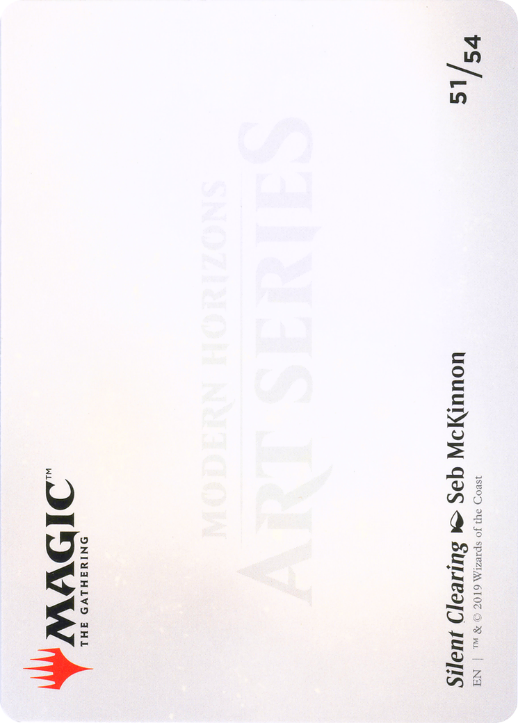 Silent Clearing // Silent Clearing (AMH1-051) - Modern Horizons Art Series (Borderless) - Premium MTG Single from Wizards of the Coast - Just $0! Shop now at Game Crave Tournament Store